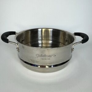 Cuisinart Steamer Insert for 7" Diameter Pot w/ Side Handles 54116-18S Stainless